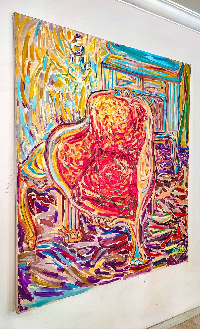 Original Expressionism Home Painting by Göknil Gümüş Sungurtekin
