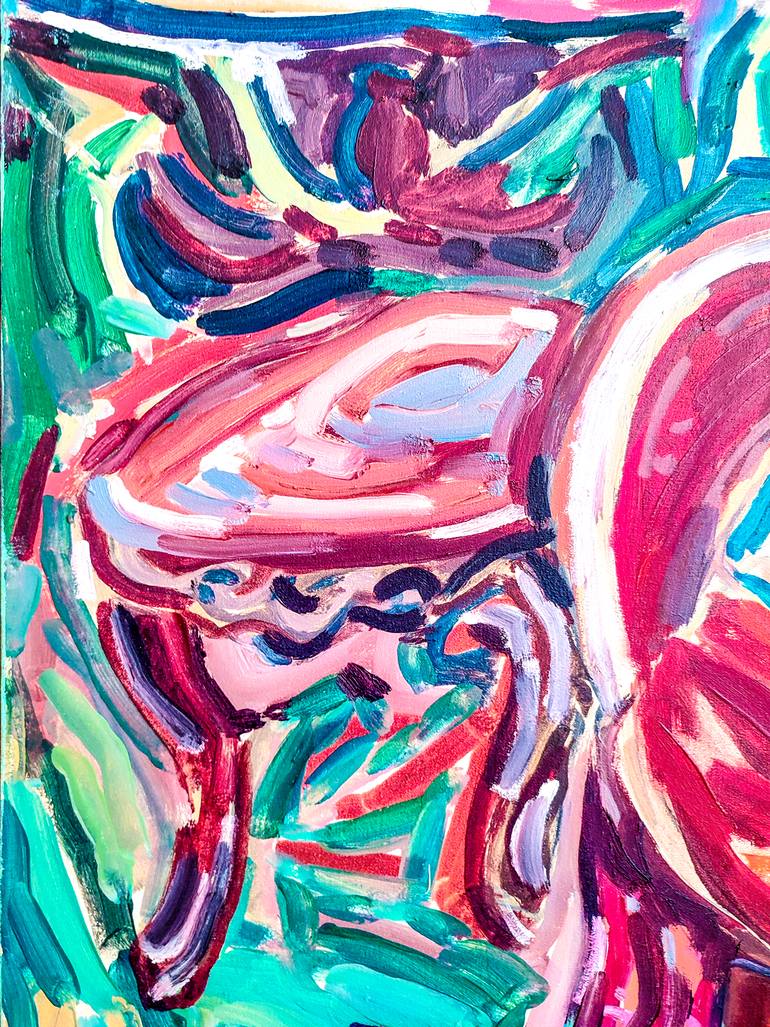 Original Expressionism Music Painting by Göknil Gümüş Sungurtekin