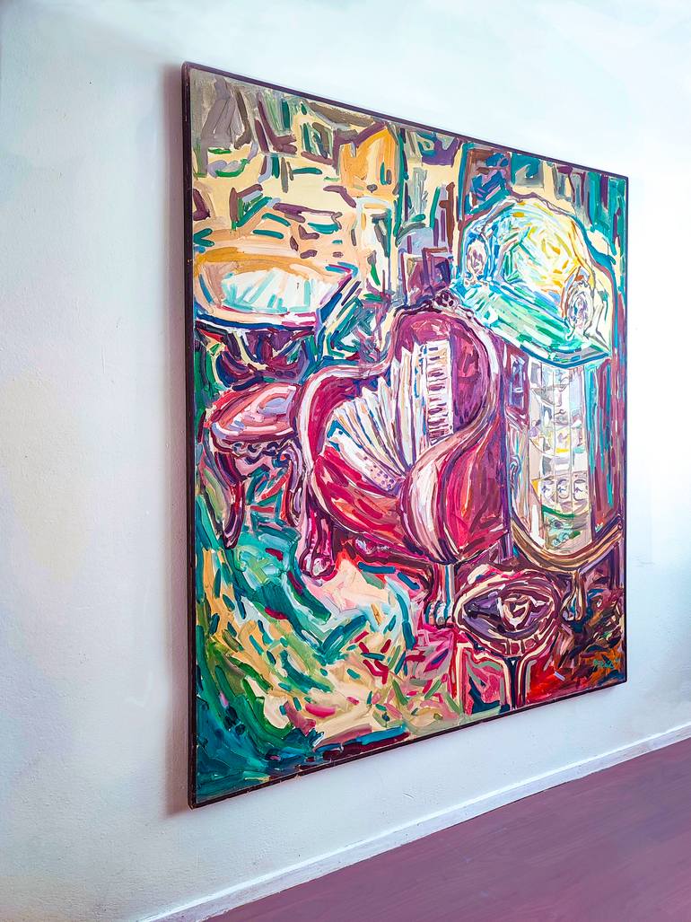 Original Expressionism Music Painting by Göknil Gümüş Sungurtekin