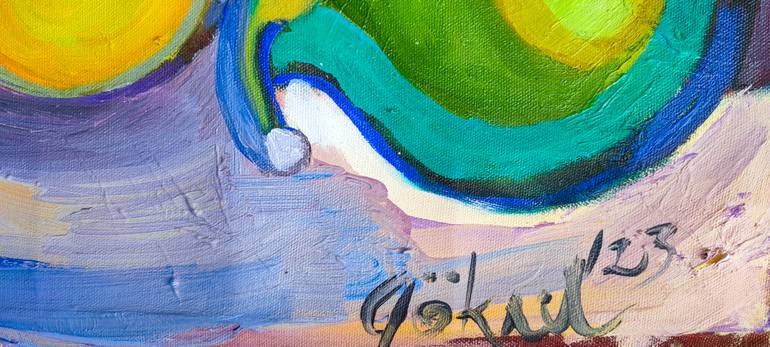 Original Expressionism Food & Drink Painting by Göknil Gümüş Sungurtekin