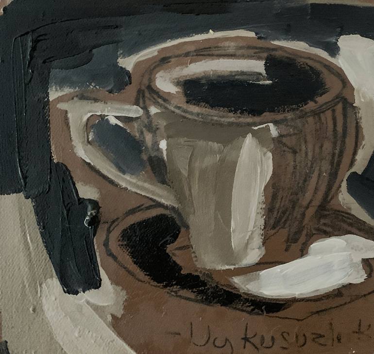Original Modernism Time Painting by Göknil Gümüş Sungurtekin