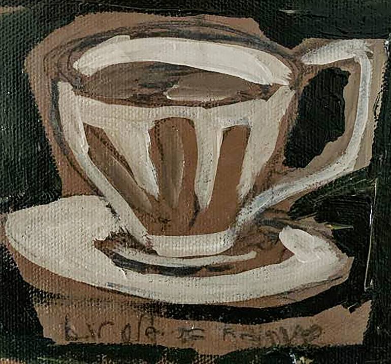 Original Modernism Food & Drink Painting by Göknil Gümüş Sungurtekin