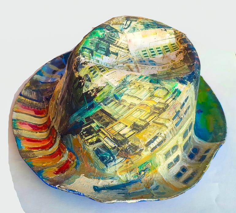 Original Contemporary Cities Sculpture by Göknil Gümüş Sungurtekin