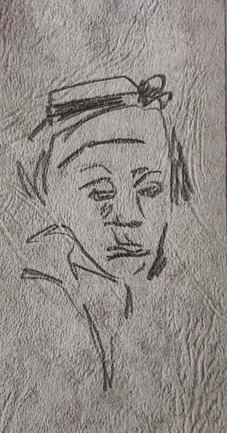 Original Contemporary Cartoon Drawing by Göknil Gümüş Sungurtekin