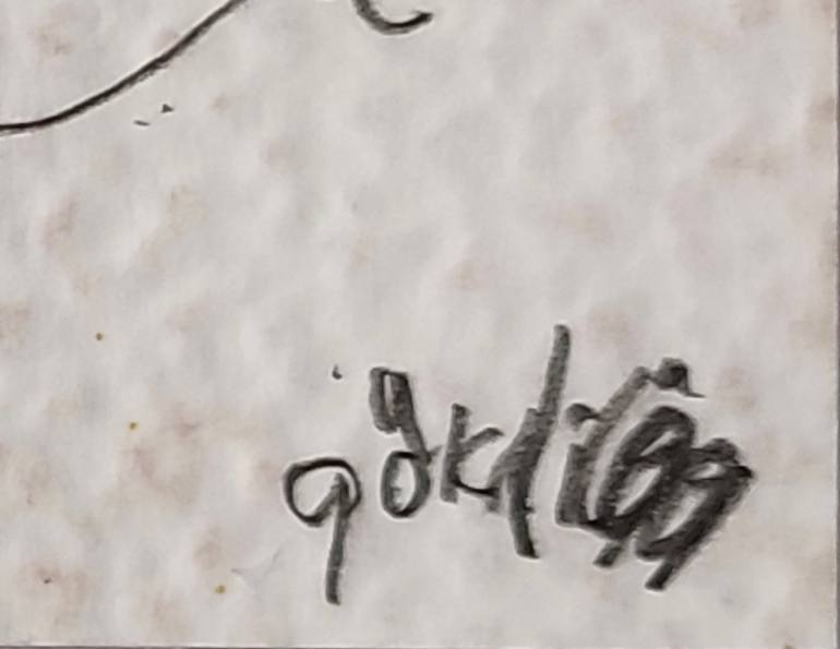 Original Conceptual People Drawing by Göknil Gümüş Sungurtekin
