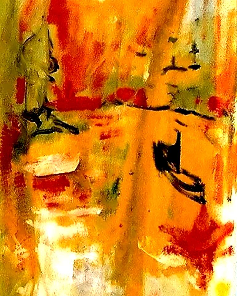 Original Abstract Expressionism Sunrise Installation by Goknil Gumus Sungurtekin