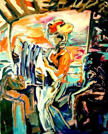 Print of Expressionism Boat Paintings by Göknil Gümüş Sungurtekin