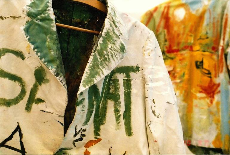 Original Abstract Expressionism Cities Installation by Göknil Gümüş Sungurtekin
