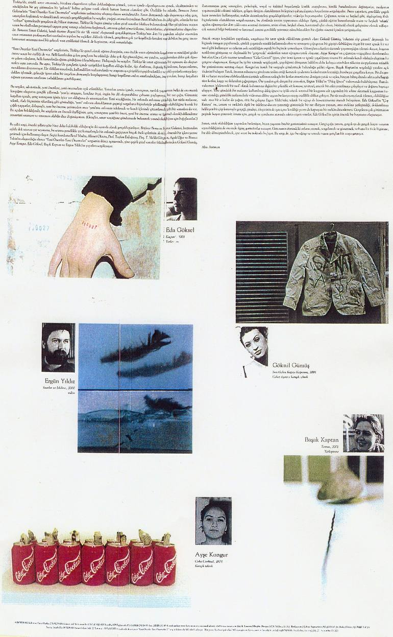 Original Expressionism Cities Installation by Göknil Gümüş Sungurtekin