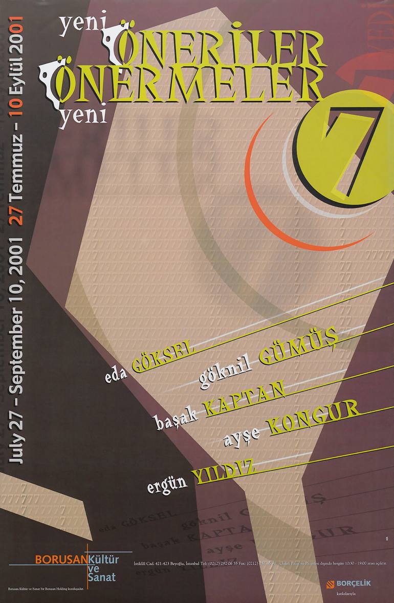 Original Expressionism Cities Installation by Göknil Gümüş Sungurtekin