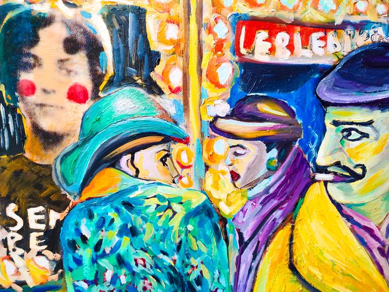 Original Expressionism Cities Painting by Göknil Gümüş Sungurtekin