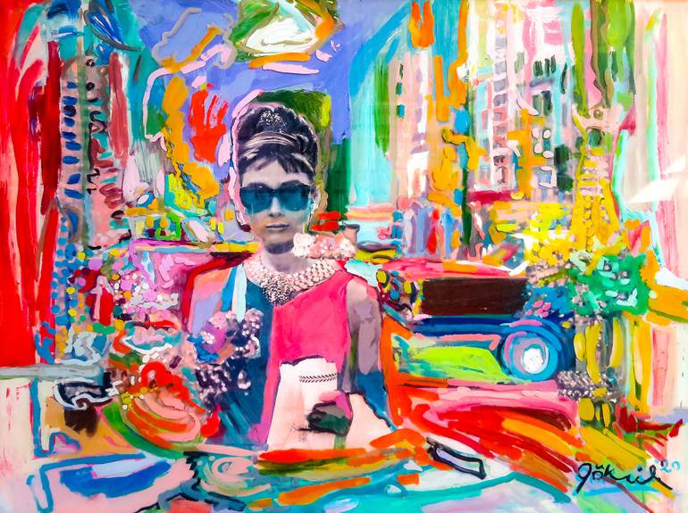 Original Conceptual Famous Painting by Goknil Gumus Sungurtekin