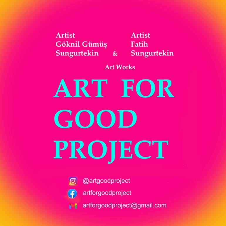 Original Conceptual Pop Culture/Celebrity Painting by Göknil Gümüş Sungurtekin