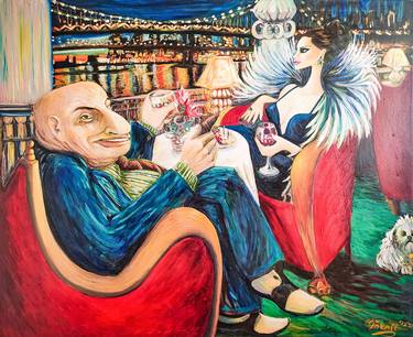 Print of Conceptual Love Paintings by Göknil Gümüş Sungurtekin