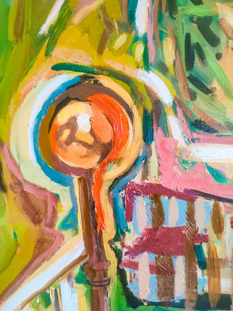 Original Conceptual Nature Painting by Göknil Gümüş Sungurtekin