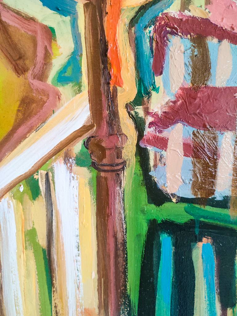 Original Conceptual Nature Painting by Göknil Gümüş Sungurtekin