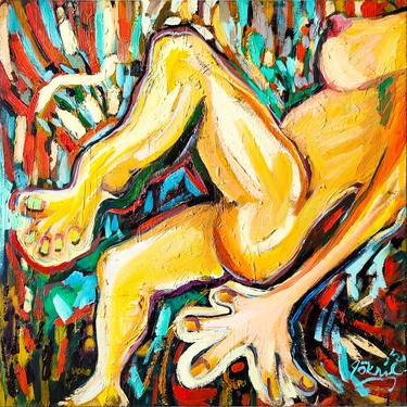 Original Conceptual Nude Paintings by Göknil Gümüş Sungurtekin