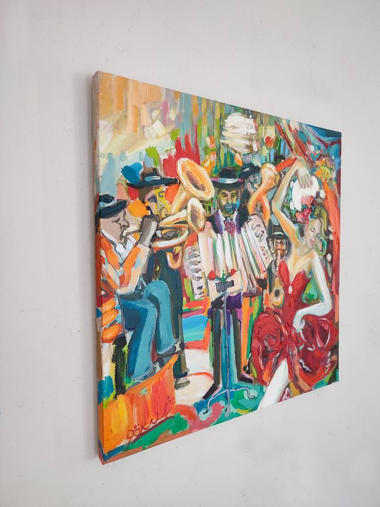 Original Expressionism Pop Culture/Celebrity Painting by Göknil Gümüş Sungurtekin