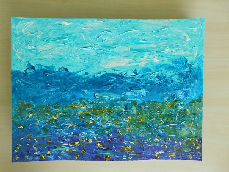 Original Impressionism Landscape Painting by Luka Grgic Terraform