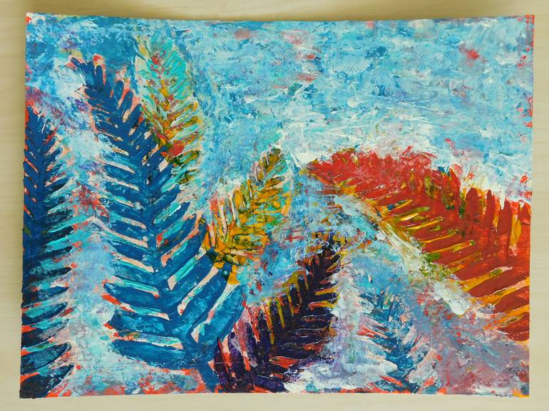 Original Impressionism Floral Painting by Luka Grgic Terraform