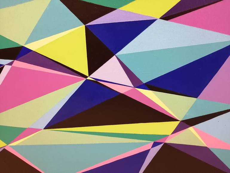 Original Conceptual Abstract Painting by Olha Datsko