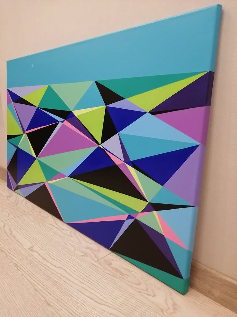 Original Conceptual Abstract Painting by Olha Datsko