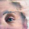 "Blur I" is painted on Ampersand Claybord panel and is unframed. The paint is aggressively brushed over once the face has been painted to create the blurred effect.
The work has a quality of translucence which suggests thoughts, impressions, and emotions close to the surface. The blurred paint hints at memories, hopes and fears lost or concealed.