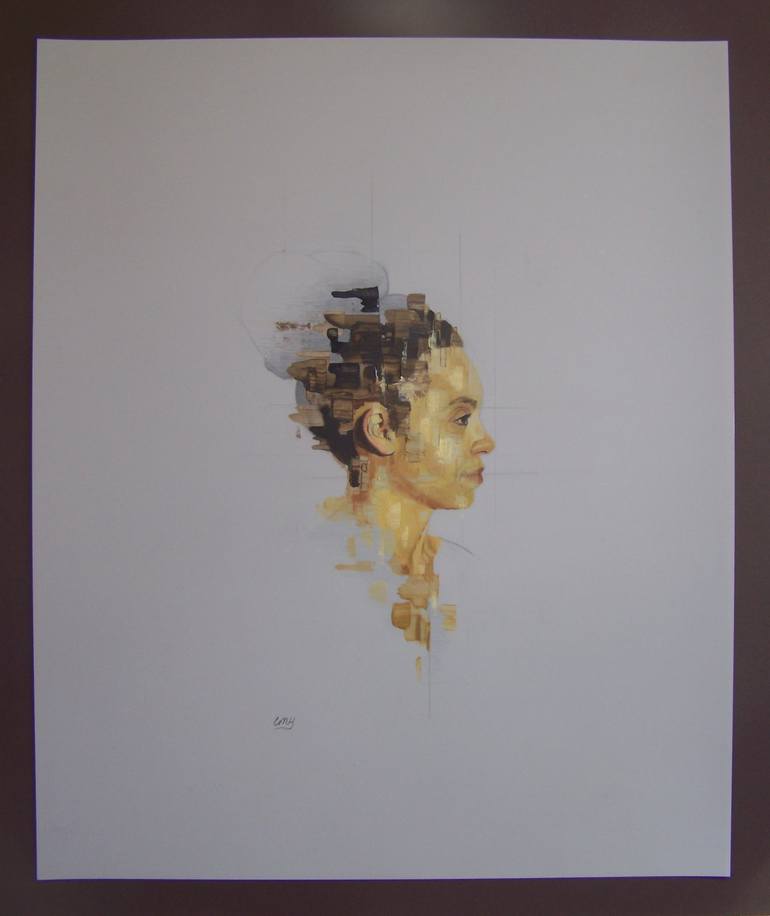 Original Portrait Painting by Charity Henderson