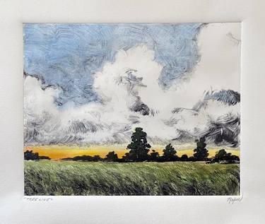 Original Contemporary Landscape Printmaking by DALE RAYBURN