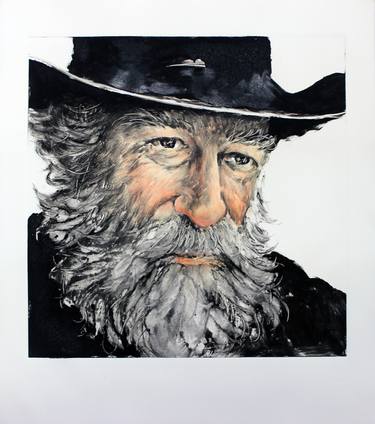 Original Portrait Printmaking by DALE RAYBURN