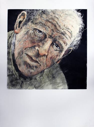 Original Fine Art Portrait Printmaking by DALE RAYBURN