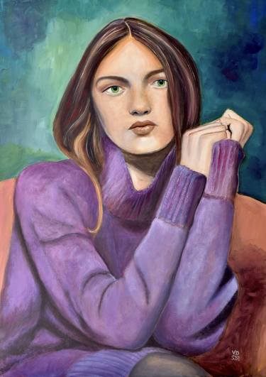 Original Portrait Paintings by Virginia Di Saverio