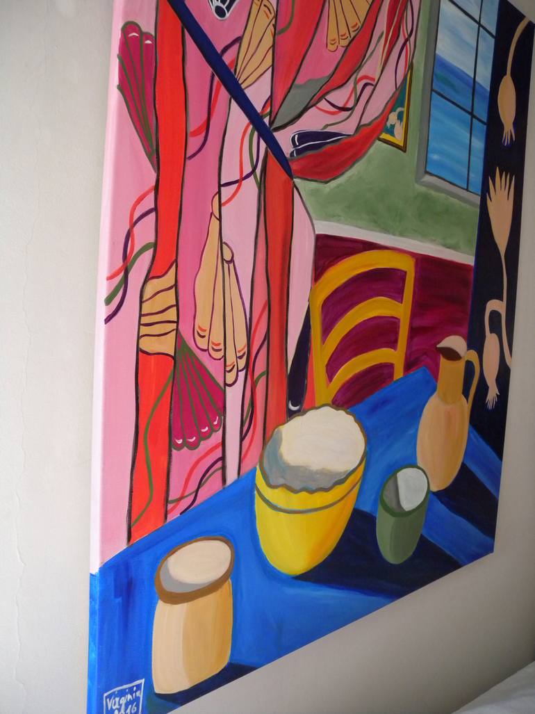 Original Expressionism Still Life Painting by Virginia Di Saverio