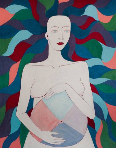 Original Women Paintings by Salomeya Bauer