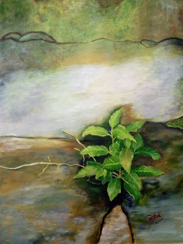 Print of Abstract Nature Paintings by Smita Srivastav