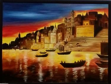 Original Fine Art Landscape Paintings by Smita Srivastav