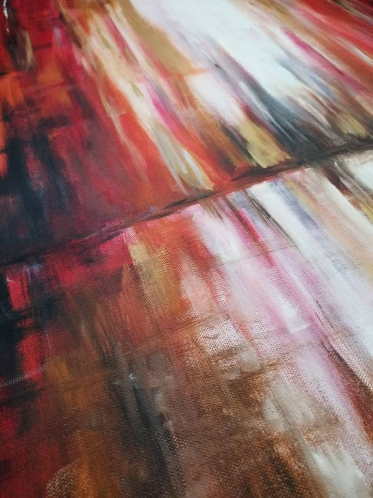 Original Abstract Expressionism Abstract Painting by Smita Srivastav