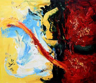Original Abstract Expressionism Abstract Paintings by Juliette Kalse
