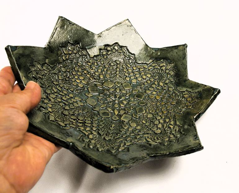 Original Abstract Floral Sculpture by Juliette Kalse