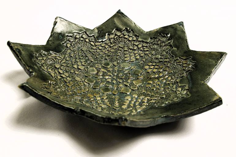 Original Abstract Floral Sculpture by Juliette Kalse