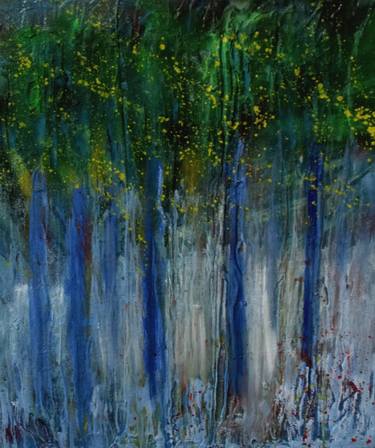 Original Abstract Expressionism Botanic Paintings by Juliette Kalse