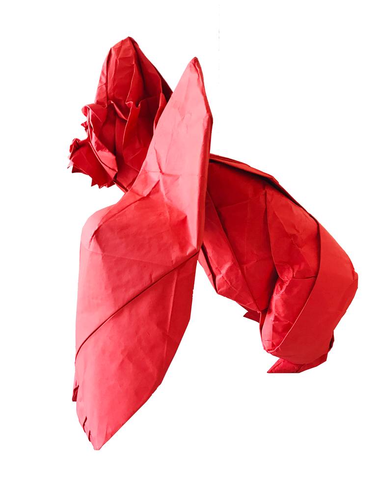 Original Abstract Expressionism Animal Sculpture by Lilia Rumyantseva