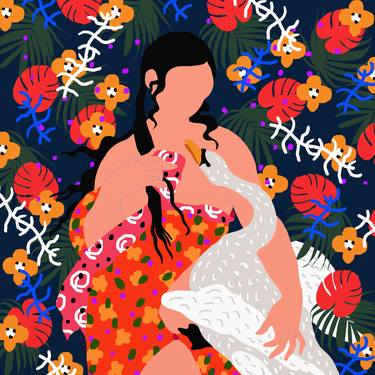 Print of Women Digital by Artsido Art