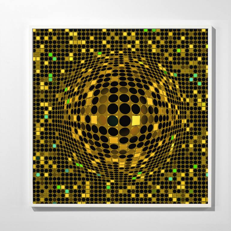 Original Minimalism Abstract Digital by Artsido Art