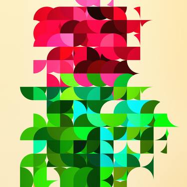 Print of Abstract Digital by Artsido Art