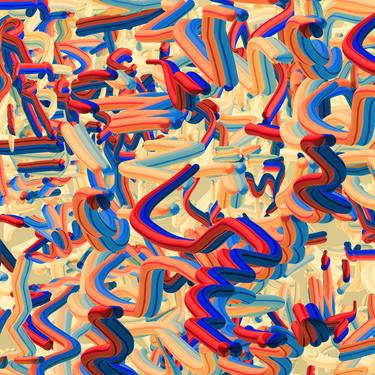 Print of Abstract Digital by Artsido Art