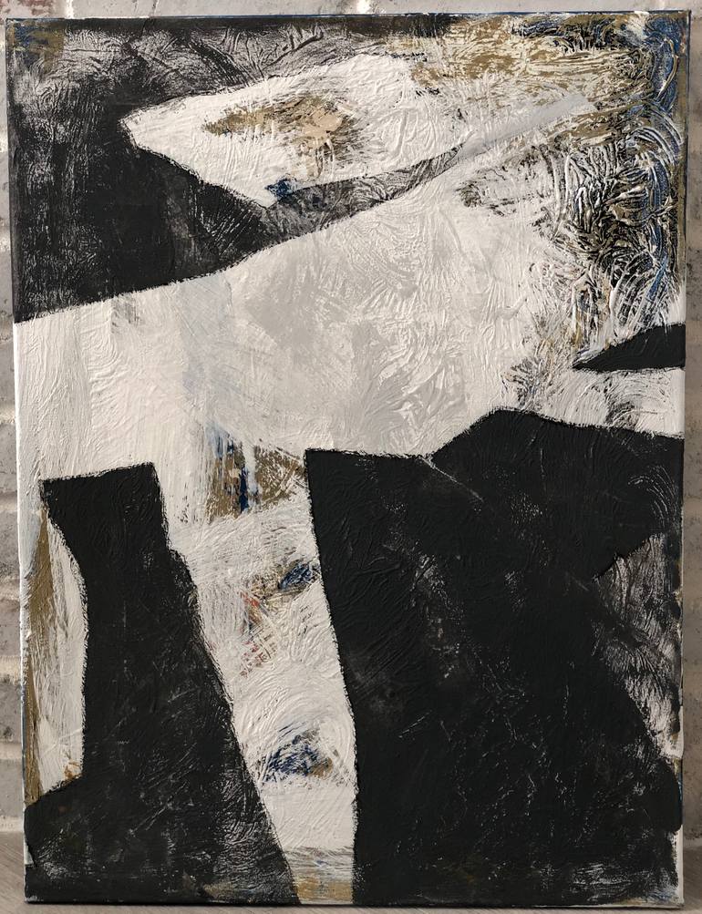 Original Abstract Expressionism Abstract Painting by Sabine French