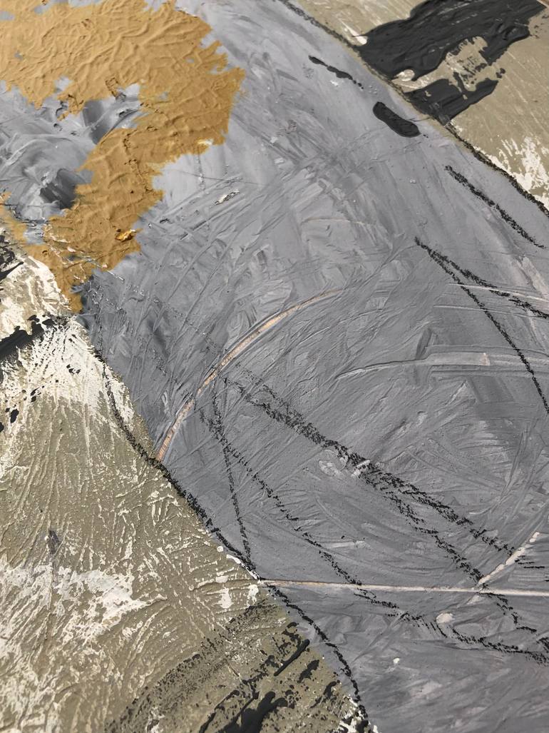 Original Abstract Expressionism Abstract Painting by Sabine French