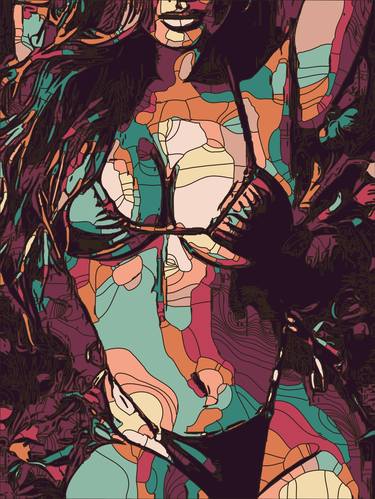 Original Abstract Erotic Digital by Dmitry O