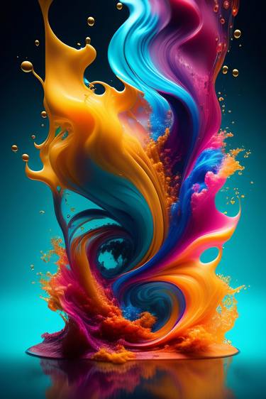 Print of Realism Abstract Digital by Dmitry O